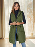 Gesteppte Weste Damen mit Kapuze & Gürtel | Stylischer Layer